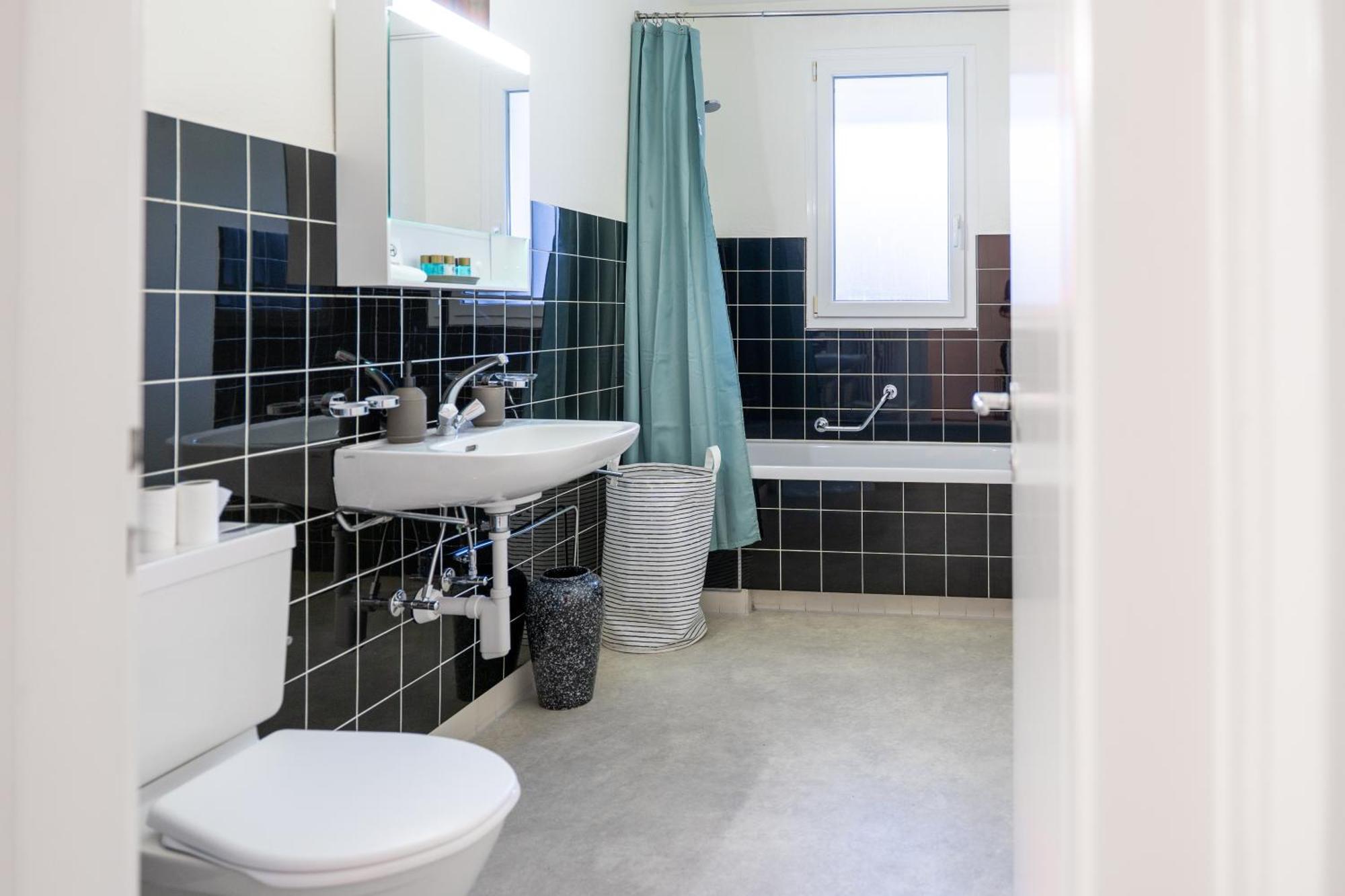 Gemuetliche Wohnung Naehe Uni Basel Bagian luar foto